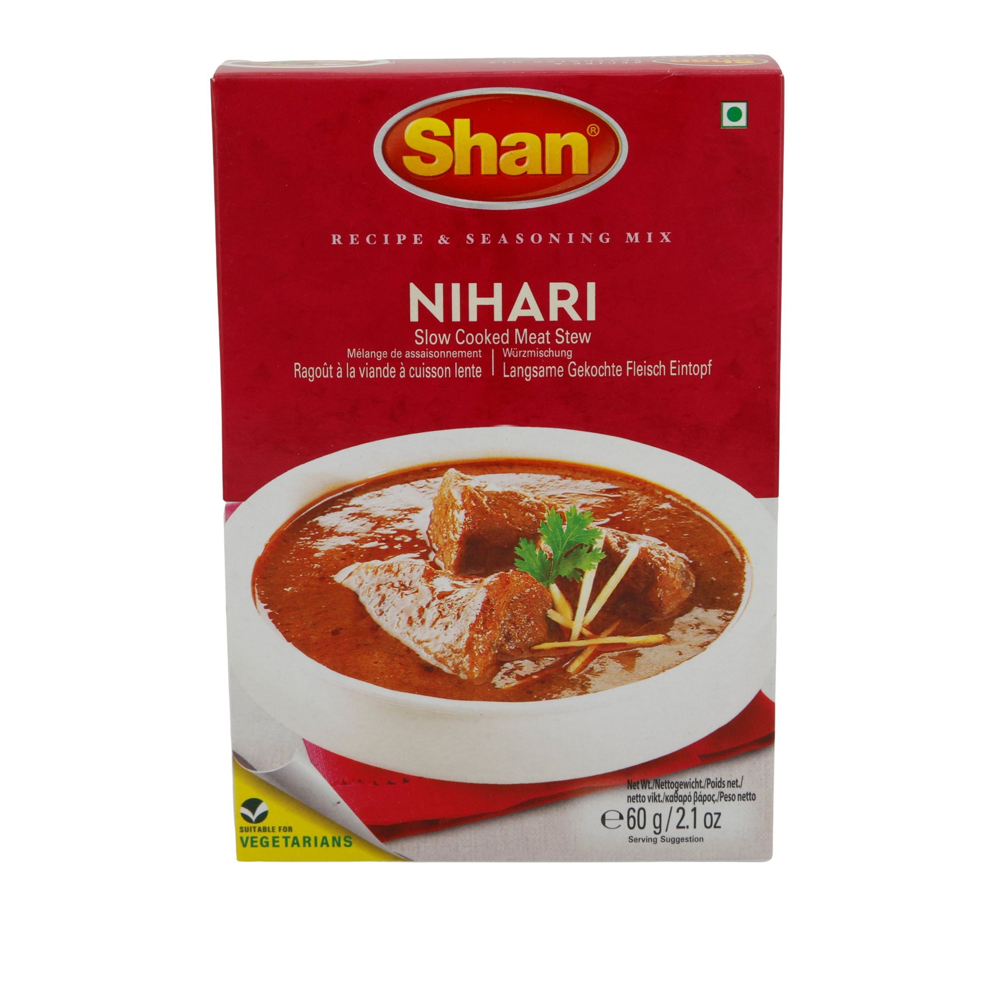 Nihari Shan | Würzmischung | Für langsam gekochten Fleischeintopf | 60 g SHAN